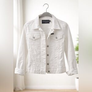 Calvin Klein Jeans Women's Classic White Denim Jacket